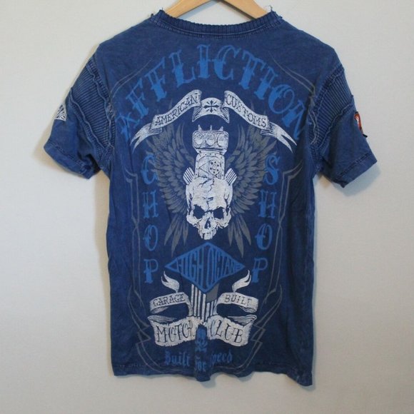 Affliction Other - Affliction Chop Shop Slit V-Neck T-Shirt H10923